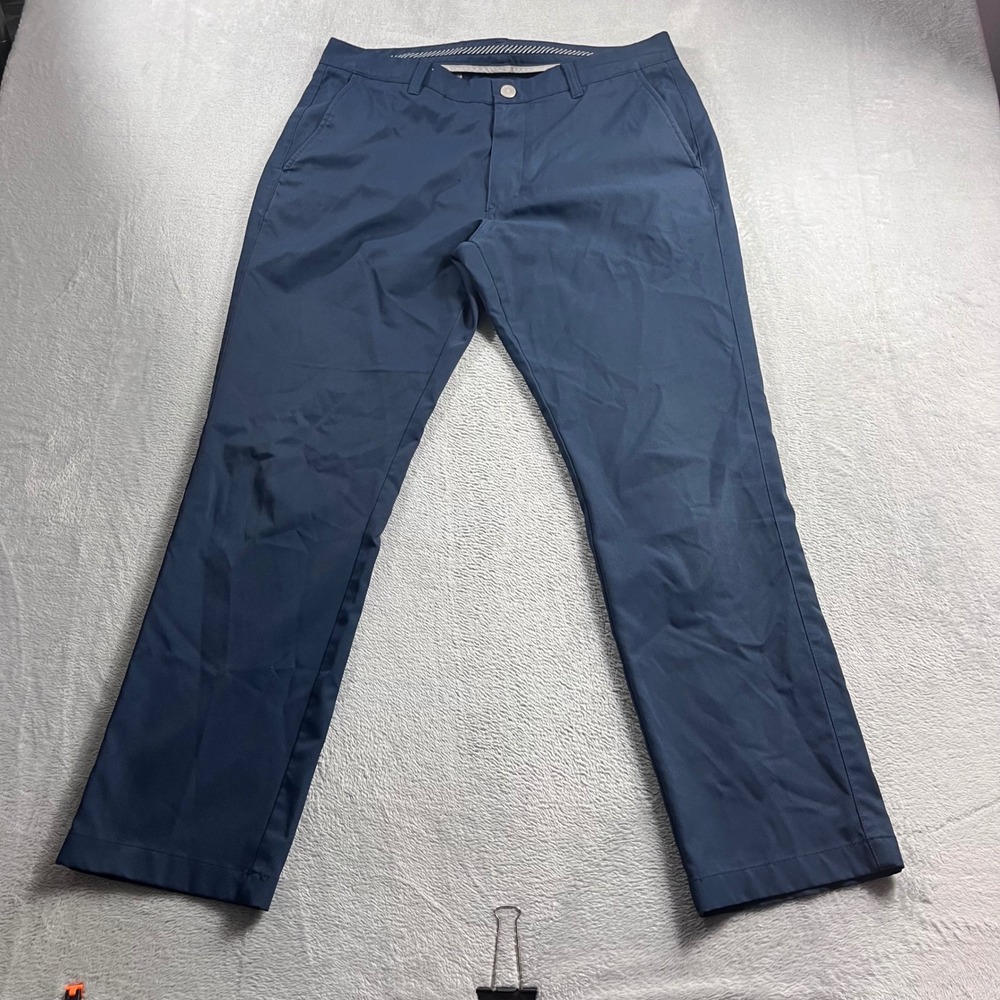 Bonobos Golf Pants Mens 34x30 Slim Fit Navy Blue Performance Trousers